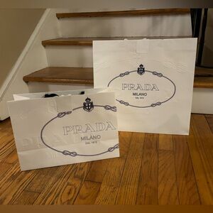 Prada gift bags